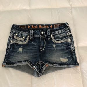 Rock Revival factory distressed jean shorts